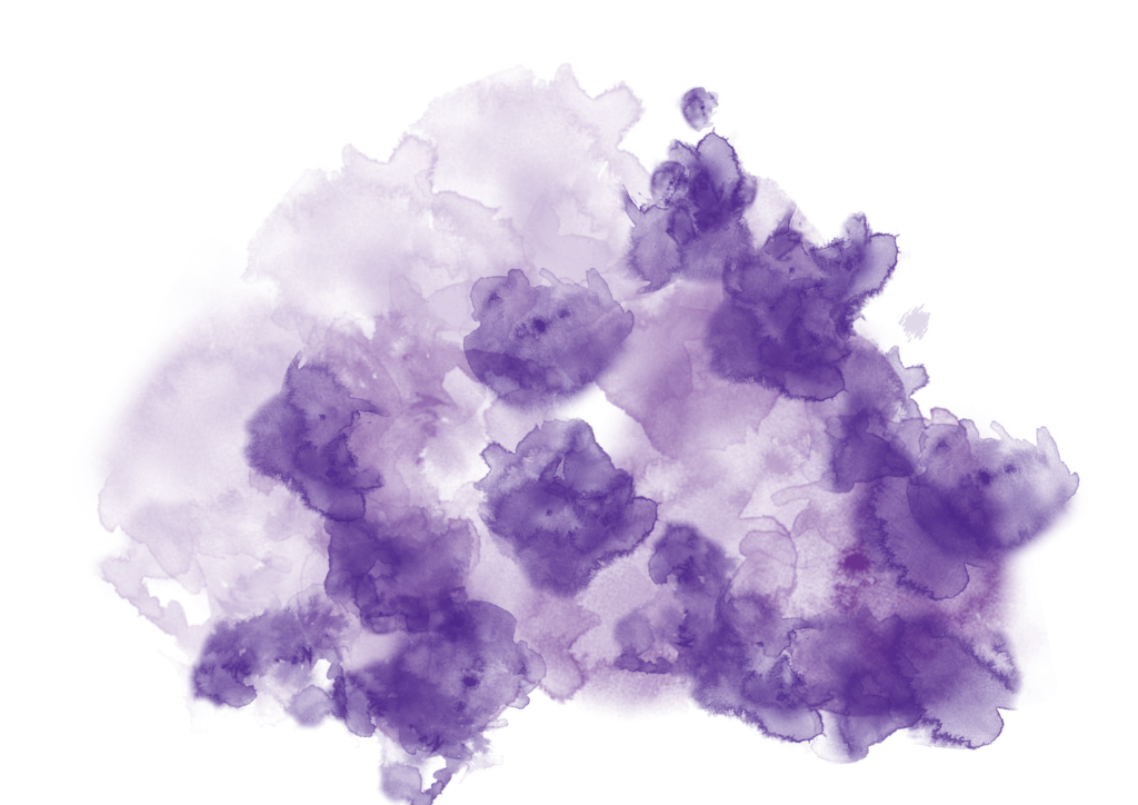 Purple watercolour splash